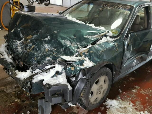 1HGCG16592A059998 - 2002 HONDA ACCORD EX GREEN photo 9