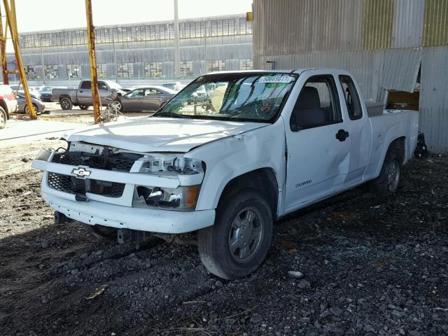 1GCCS196858187341 - 2005 CHEVROLET COLORADO WHITE photo 2