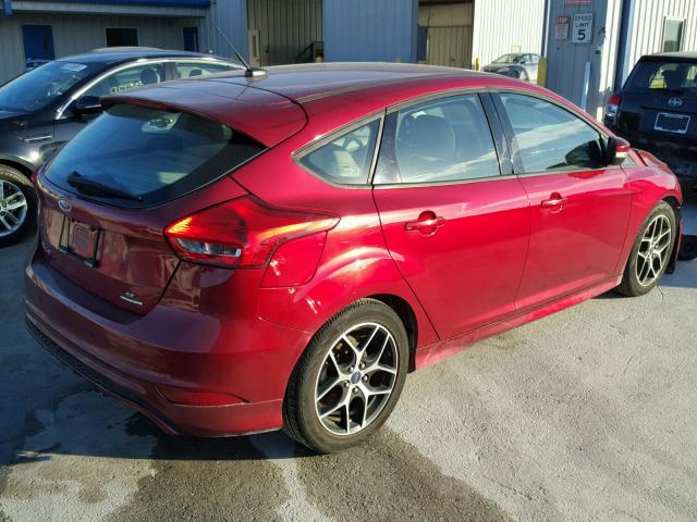 1FADP3K22FL333441 - 2015 FORD FOCUS SE RED photo 4