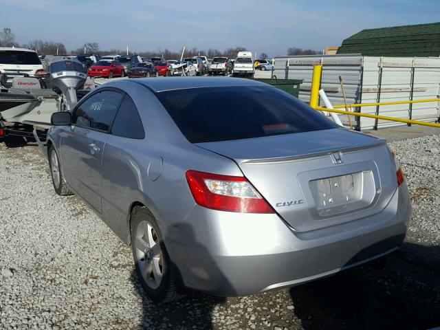 2HGFG12816H553339 - 2006 HONDA CIVIC EX SILVER photo 3