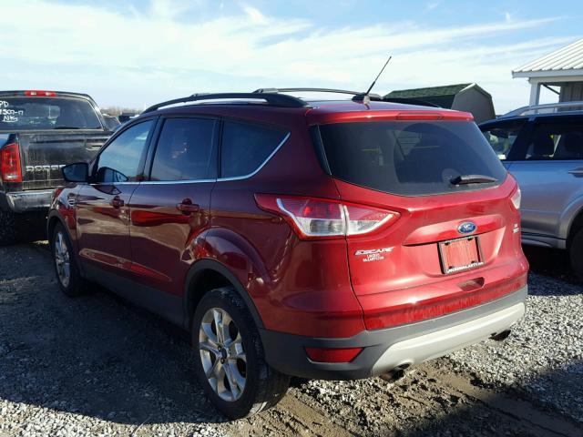 1FMCU9GX0DUD64227 - 2013 FORD ESCAPE SE RED photo 3