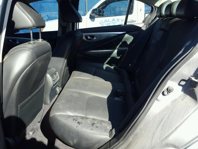 JN1BV7AR1FM397142 - 2015 INFINITI Q50 BASE Темно-сірий фото 6