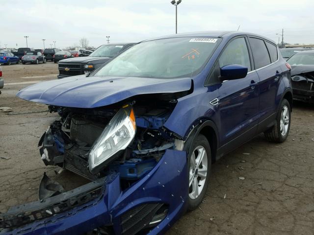 1FMCU9GXXEUD79397 - 2014 FORD ESCAPE SE BLUE photo 2