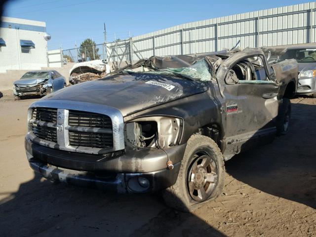 1D7KS28C67J509100 - 2007 DODGE RAM 2500 S BROWN photo 2