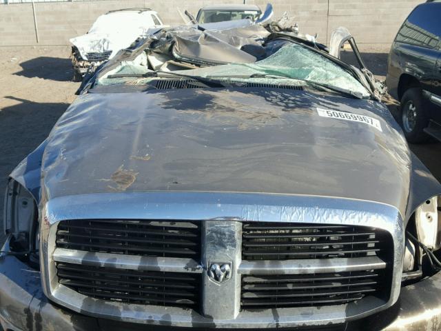 1D7KS28C67J509100 - 2007 DODGE RAM 2500 S Qəhvəyi foto 7