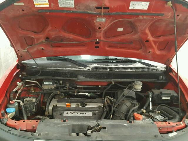 5J6YH28605L029661 - 2005 HONDA ELEMENT EX RED photo 7