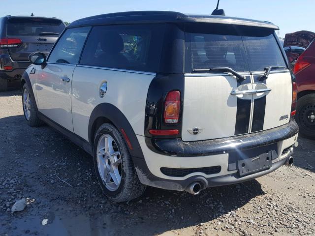 WMWMM33528TP89094 - 2008 MINI COOPER S C WHITE photo 3