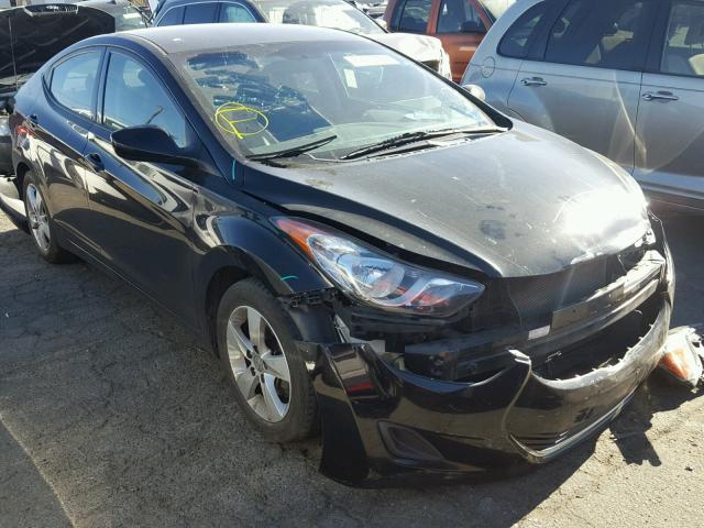 5NPDH4AE0DH250102 - 2013 HYUNDAI ELANTRA GL BLACK photo 1