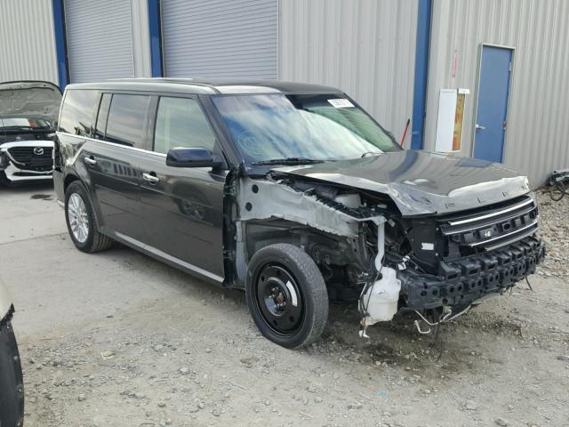 2FMHK6C81GBA01812 - 2016 FORD FLEX SEL GRAY photo 9