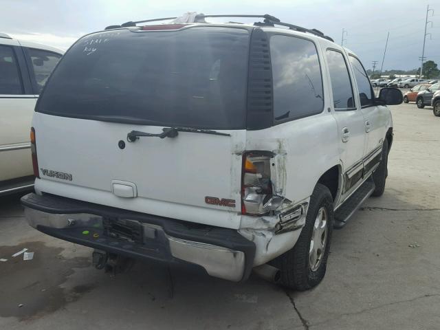 1GKEC13T41J179877 - 2001 GMC YUKON WHITE photo 4