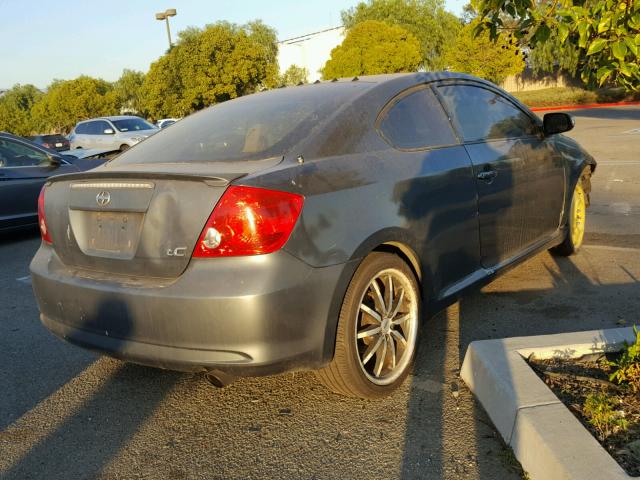 JTKDE177850054156 - 2005 TOYOTA SCION TC CHARCOAL photo 4