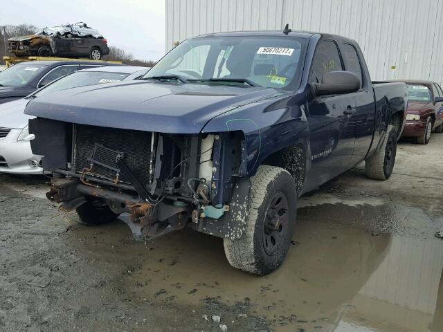 1GCEK19C09Z213803 - 2009 CHEVROLET SILVERADO BLUE photo 2