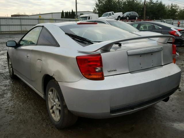 JTDDR32T120116763 - 2002 TOYOTA CELICA GT GRAY photo 3