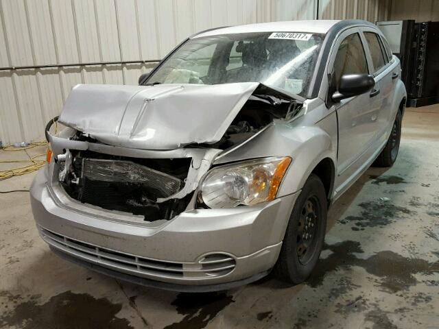 1B3CB2HA9AD563575 - 2010 DODGE CALIBER SE SILVER photo 2