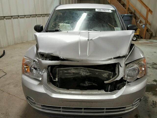 1B3CB2HA9AD563575 - 2010 DODGE CALIBER SE SILVER photo 9