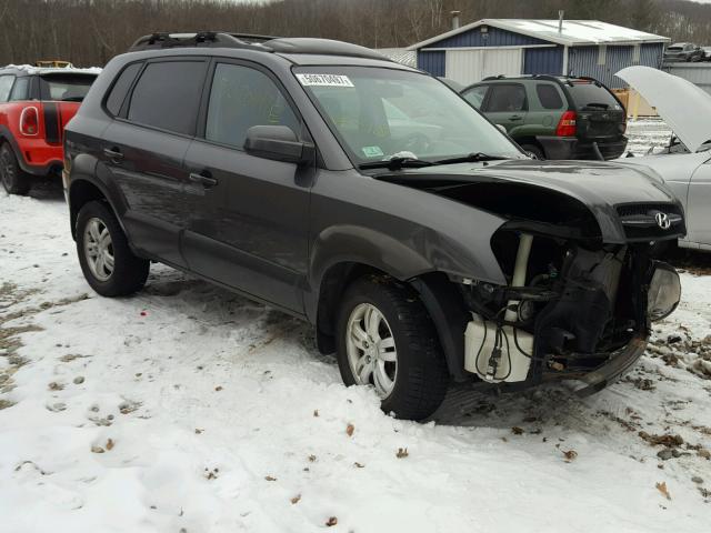 KM8JN12D17U665564 - 2007 HYUNDAI TUCSON SE BLACK photo 1