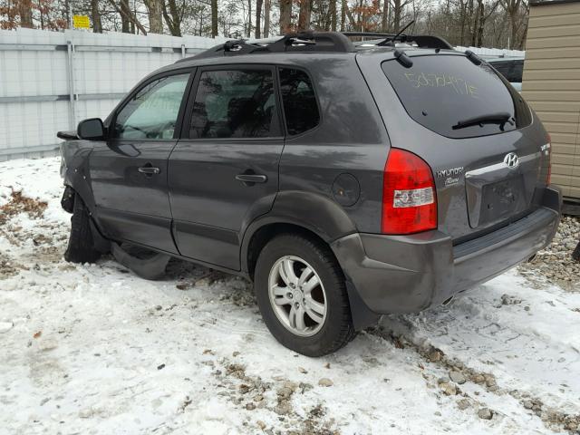 KM8JN12D17U665564 - 2007 HYUNDAI TUCSON SE BLACK photo 3