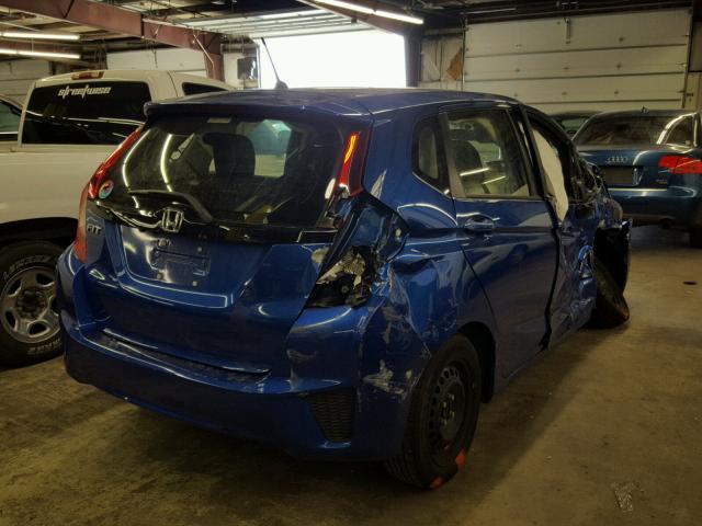 JHMGK5H53GS013845 - 2016 HONDA FIT LX Mavi fotoğraf 4