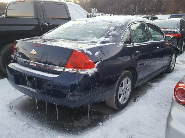 2G1WB57N991138018 - 2009 CHEVROLET IMPALA LS BLUE photo 4