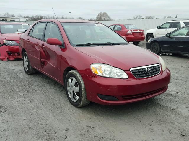 JTDBR32E060090574 - 2006 TOYOTA COROLLA CE RED photo 1