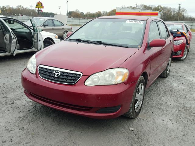 JTDBR32E060090574 - 2006 TOYOTA COROLLA CE RED photo 2