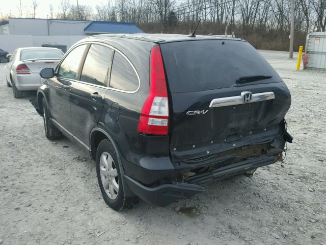 5J6RE48569L010389 - 2009 HONDA CR-V EX BLACK photo 3