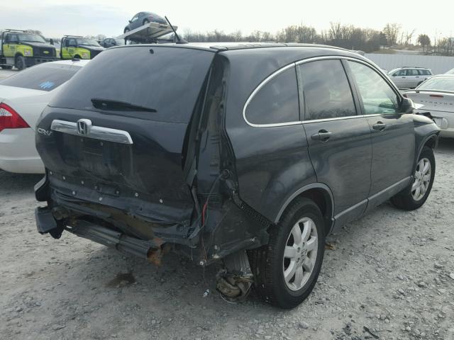 5J6RE48569L010389 - 2009 HONDA CR-V EX BLACK photo 4