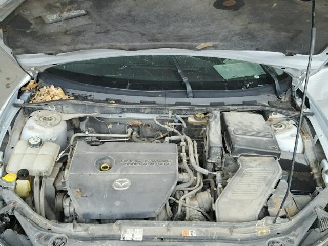 JM1BK323X61446445 - 2006 MAZDA 3 S SILVER photo 7