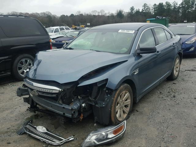 1FAHP2DW0AG124924 - 2010 FORD TAURUS SE BLUE photo 2