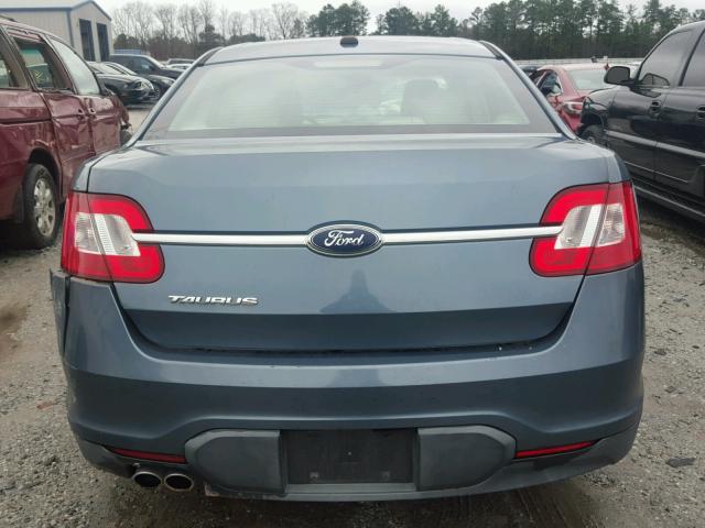 1FAHP2DW0AG124924 - 2010 FORD TAURUS SE BLUE photo 9