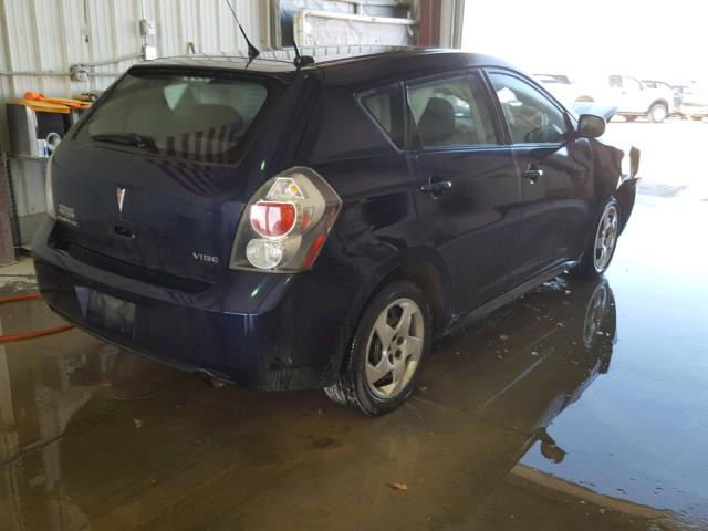 5Y2SP6E80AZ409635 - 2010 PONTIAC VIBE BLUE photo 4