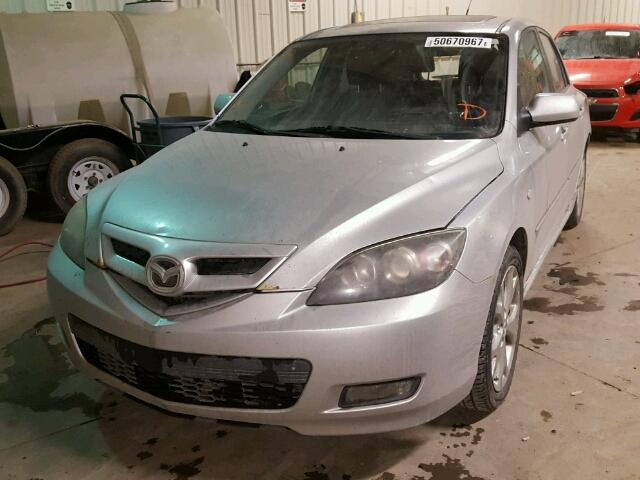 JM1BK343871624450 - 2007 MAZDA 3 HATCHBAC SILVER photo 2