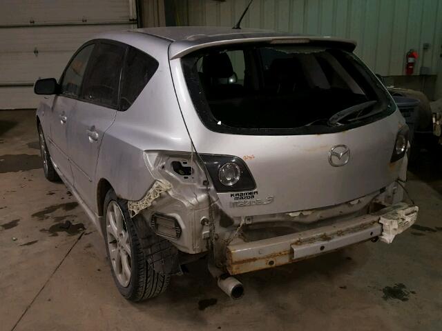 JM1BK343871624450 - 2007 MAZDA 3 HATCHBAC SILVER photo 3