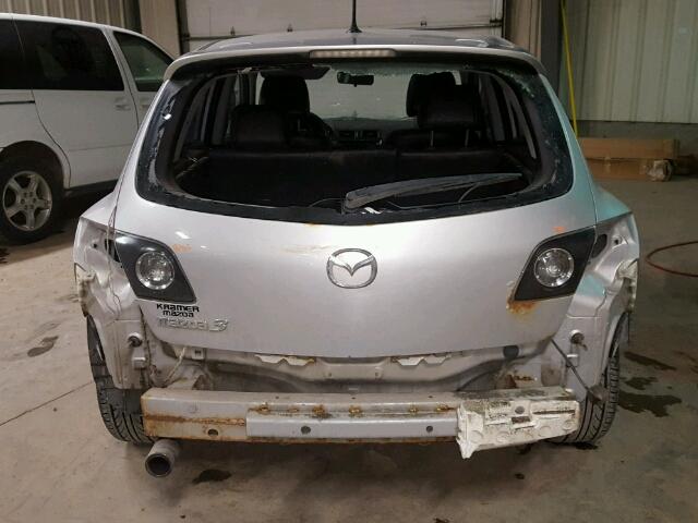 JM1BK343871624450 - 2007 MAZDA 3 HATCHBAC SILVER photo 9