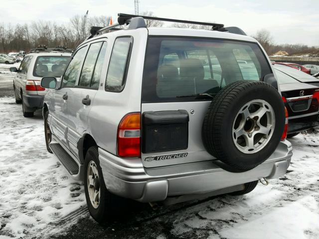 2CNBJ634416911203 - 2001 CHEVROLET TRACKER LT SILVER photo 3