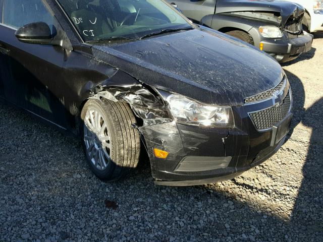 1G1PK5SC2C7251202 - 2012 CHEVROLET CRUZE ECO BLACK photo 9