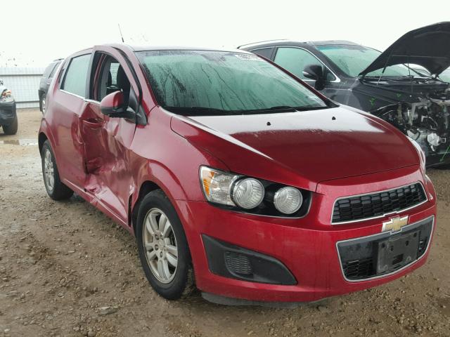 1G1JC6SB1C4207208 - 2012 CHEVROLET SONIC LT RED photo 1