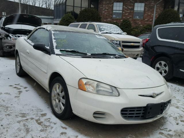 1C3EL75T93N595886 - 2003 CHRYSLER SEBRING GT WHITE photo 1