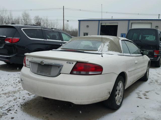 1C3EL75T93N595886 - 2003 CHRYSLER SEBRING GT WHITE photo 4