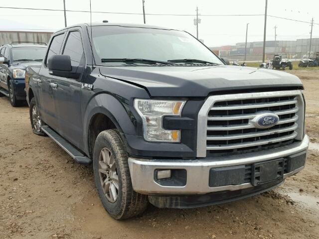 1FTEW1CF3GKD93484 - 2016 FORD F150 SUPER BLACK photo 1