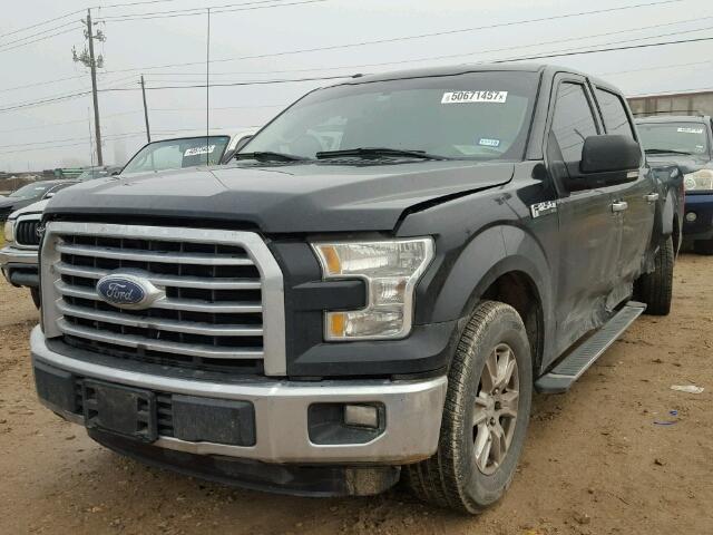 1FTEW1CF3GKD93484 - 2016 FORD F150 SUPER BLACK photo 2