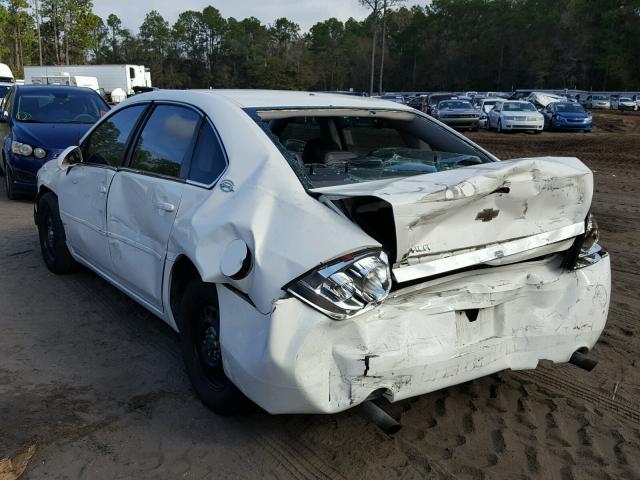 2G1WS55R479158262 - 2007 CHEVROLET IMPALA POL WHITE photo 3