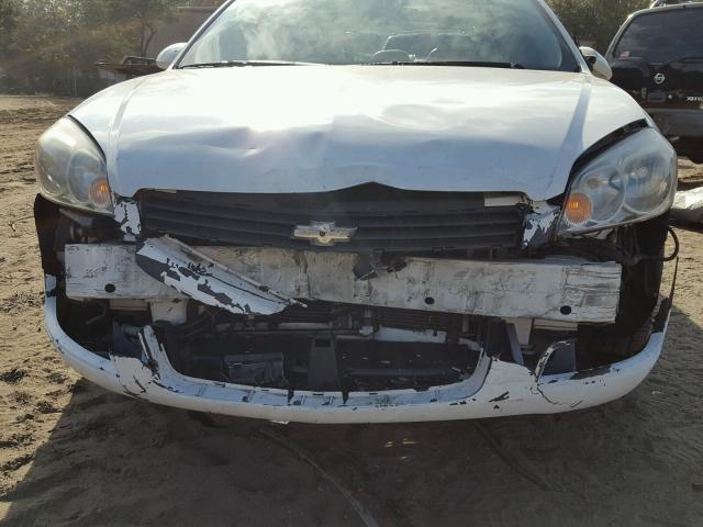 2G1WS55R479158262 - 2007 CHEVROLET IMPALA POL WHITE photo 9