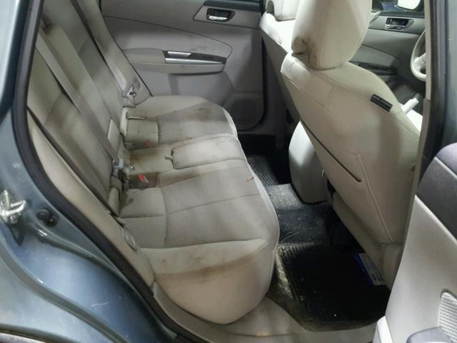 JF2SHBDC7CH461009 - 2012 SUBARU FORESTER 2 GREEN photo 6