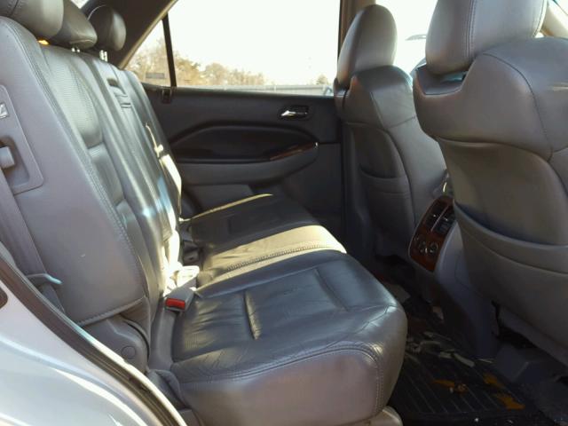 2HNYD18214H553593 - 2004 ACURA MDX SILVER photo 6