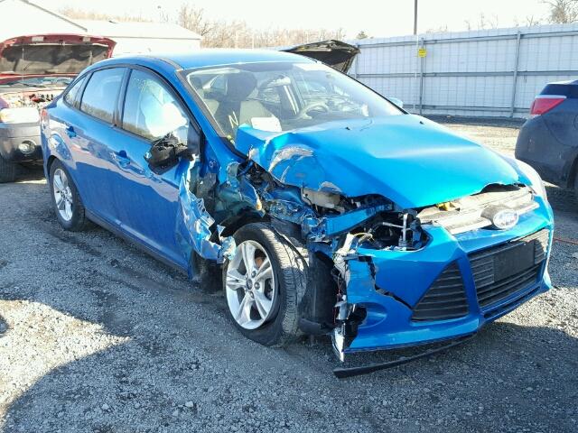 1FADP3F25EL146946 - 2014 FORD FOCUS SE BLUE photo 1