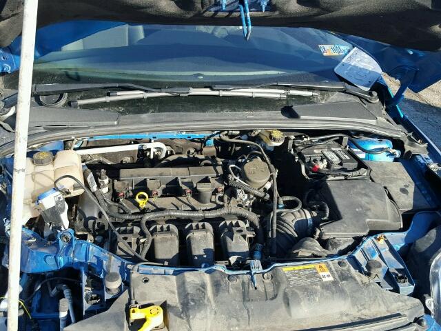 1FADP3F25EL146946 - 2014 FORD FOCUS SE BLUE photo 7