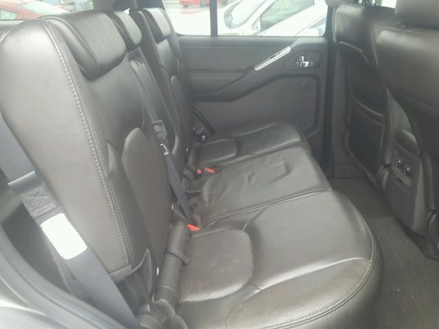 5N1AR18U88C651924 - 2008 NISSAN PATHFINDER CHARCOAL photo 6