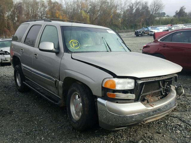 1GKEC13T9YJ184647 - 2000 GMC YUKON GRAY photo 1