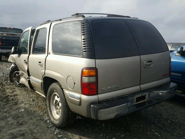 1GKEC13T9YJ184647 - 2000 GMC YUKON GRAY photo 3